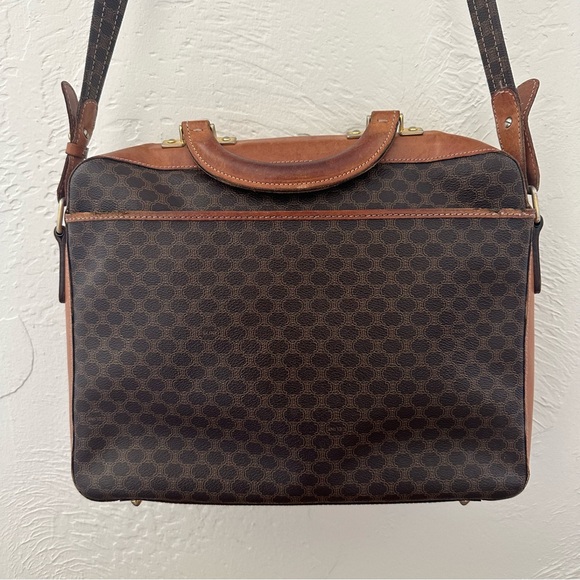 Vintage 90s Celine Macadam purse / crossbody / satchel - Picture 6 of 15